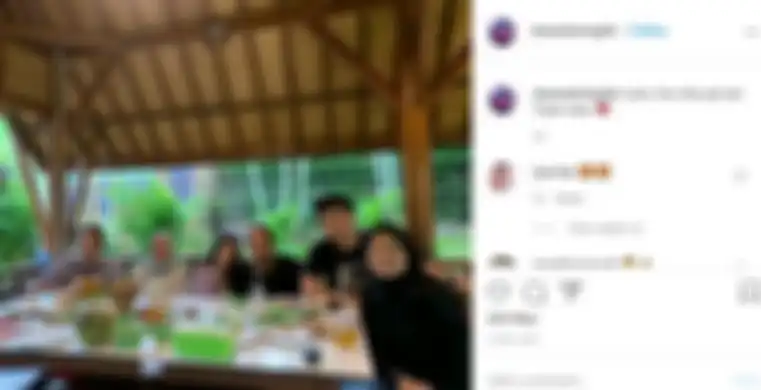 Dul Jaelani makan bersama keluarga Tissa Biani