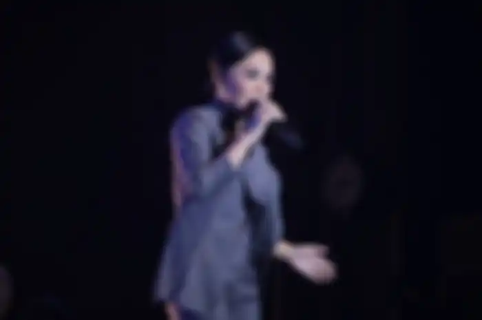 Yuni Shara saat tampil di Java Jazz Festival 2020, pada Minggu (1/3/2020), di JI Expo Kemayoran, Jakarta Pusat.
