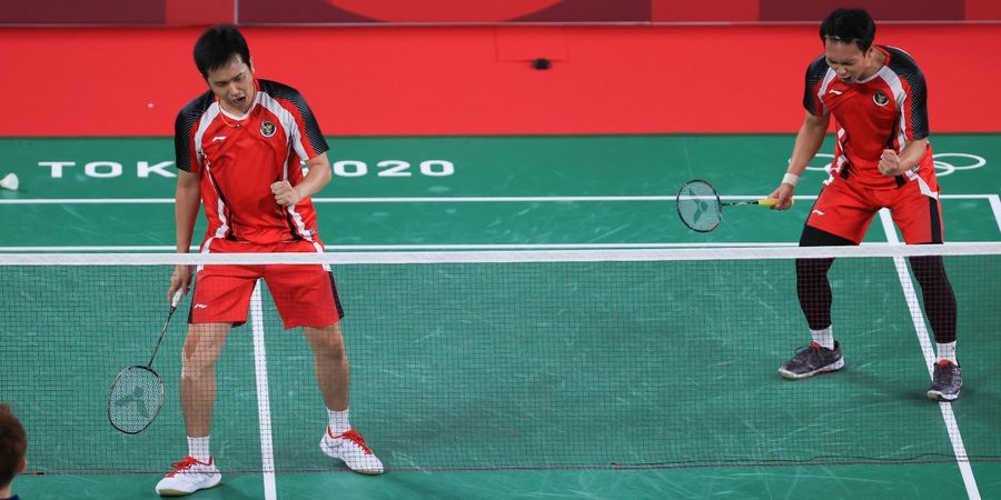 Hasil Bulu Tangkis Olimpiade Tokyo 2020 - Bekuk Wakil Tuan Rumah, Ahsan/Hendra ke Semifinal