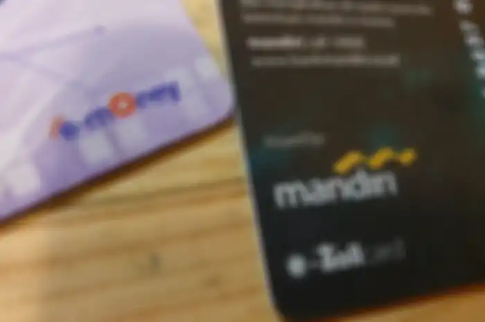 Ilustrasi kartu e-money.