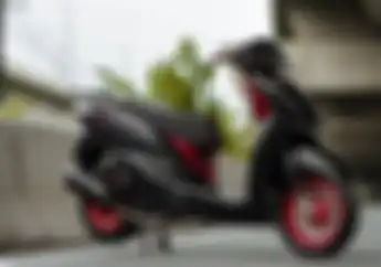 Modifikasi Motor Honda Lead Hitam Merah Bertema Spesial, Kaki-kaki Pakai Merek Terkenal