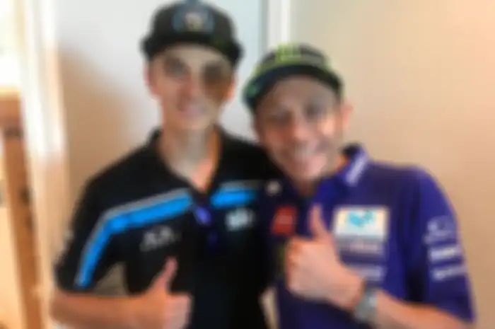 Luca Marini dan Valentino Rossi
