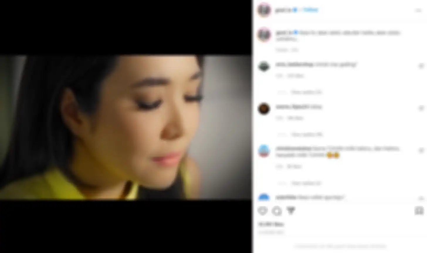 Unggahan Instagram Gisella Anastasia 