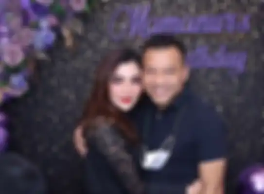 Ashanty dan Anang Hermansyah di ulang tahun Aurel Hermansyah ke-23.
