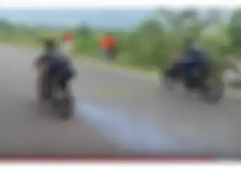 Musuh Bebuyutan! Video Yamaha RX-King Vs Kawasaki Ninja 150, Hasilnya Tipis-tipis