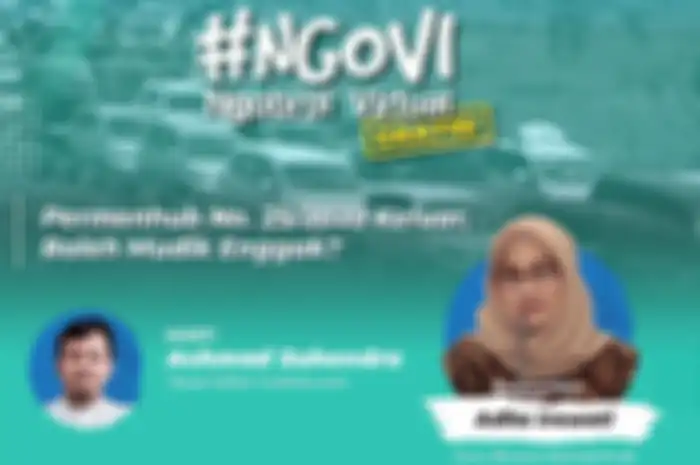 Ngobrol Viritual (NgoVi) bareng Juru Bicara Kementerian Perhubungan (Kemenhub), Adita Irawati soal aturan larangan mudik.