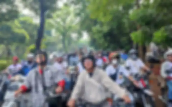 Komunitas motor akan sunmori keliling Jakarta di acara Otobursa Tumplek Blek 2022 (foto ilustrasi).