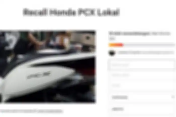 Muncul petisi recall Honda PCX lokal karena tiga masalah yang sering muncul.