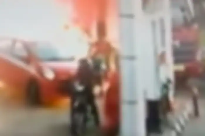 Hampir bikin SPBU Salatiga habis terbakar