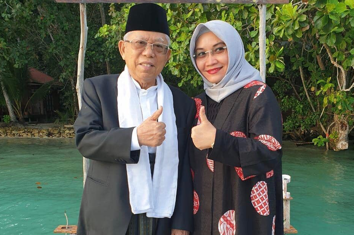 Ma'ruf Amin dan Wury Estu Handayani