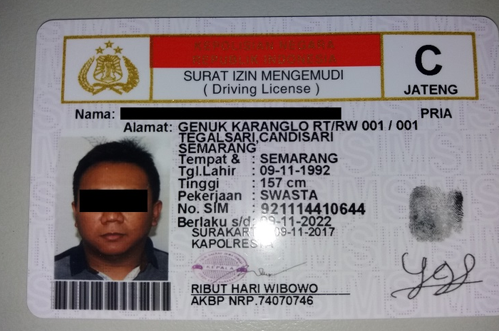 SIM C Kendaraan Bermotor