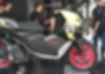 Foto-foto Matik di atas 150 cc dari Aprilia yang Diperkenalkan di MotoGP Mandalika