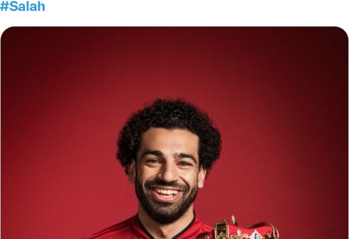 Pemain Liverpool, Mohamed Salah.