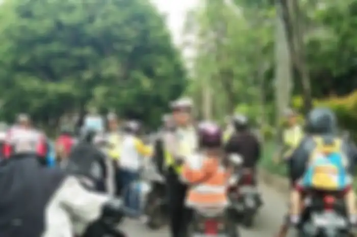 Ilustrasi saat polisi mengadakan razia