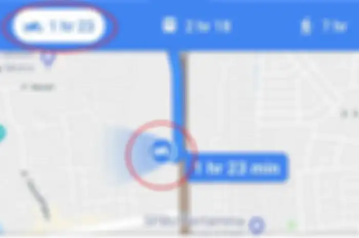 Sudah rute khusus motor, ditandai dengan gambar motor