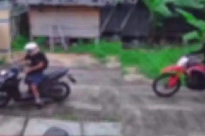 Honda CRF 150 raib digondol maling motor di Depok, pelaku tinggalkan gorengan