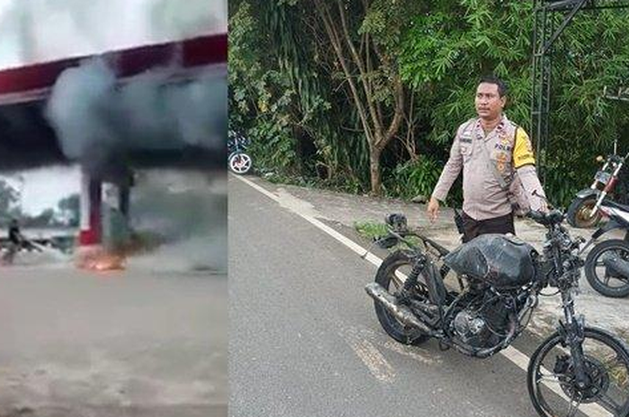 Suzuki Thunder kembali berulah, sekali isi BBM bikin SPBU di Lubuklinggau ditutup sementara.