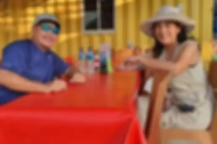 Lydia Kandou dengan pacar barunya
