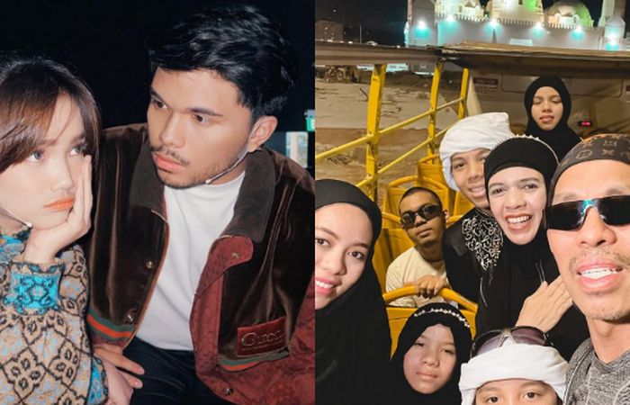 Kolase foto Thariq Halilintar - Fuji dan Gen Halilintar.