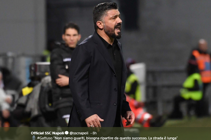 Pelatih anyar Napoli, Gennaro Gattuso