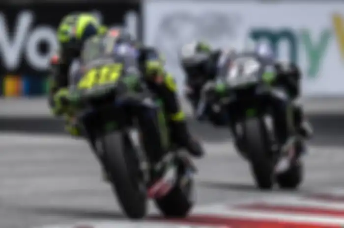 Valentino Rossi dan Maverick Vinales gagal podium di MotoGP Austria 2019, namun performa Yamaha M1-nya meningkat dibanding tahun lalu