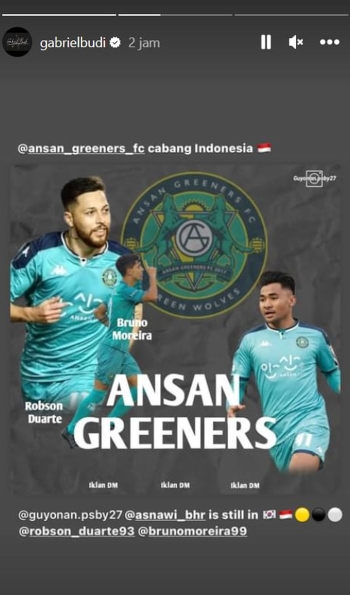 Agen Gabriel Budi dalam unggahannya memastikan Asnawi Mangkualam akan melanjutkan kariernya di Korea Selatan.