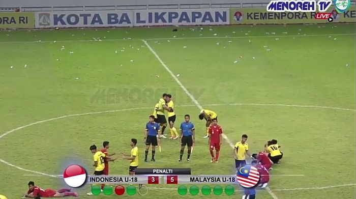 Perjalanan timnas pelajar U-18 Indonesia di ajang Asian School Football U-18 Championship (ASFC) 2019 harus terhenti di babak semifinal usai takluk di tangan Malaysia di Stadion Batakan, Jumat (22/11/2019).