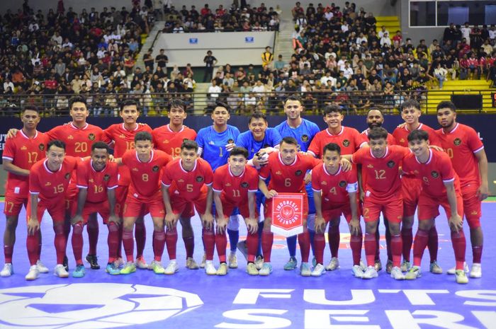 Timnas Futsal Indonesia melawan Malaysia