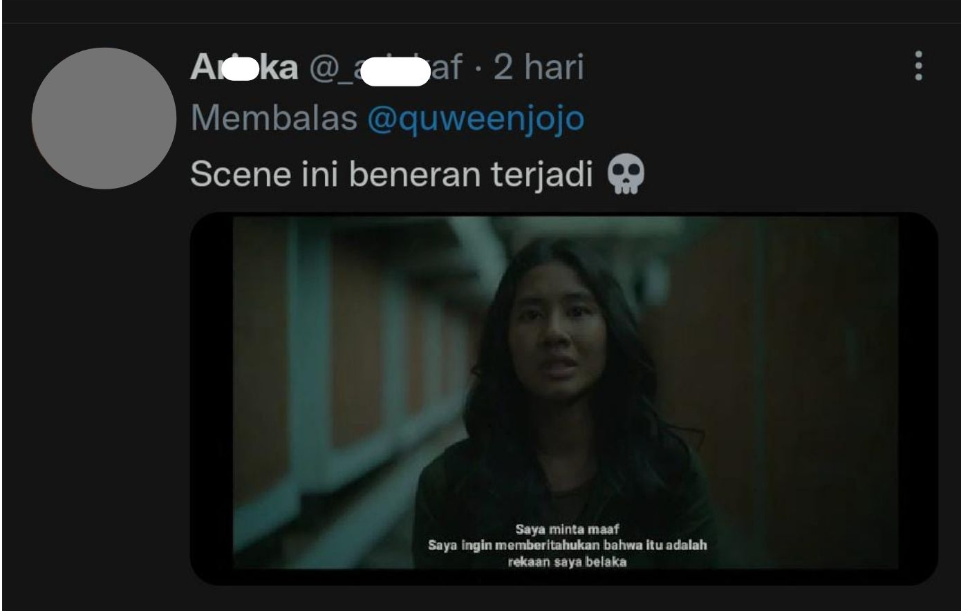 komentar netizen atas kasus Gofar Hilman dan Quweenjojo