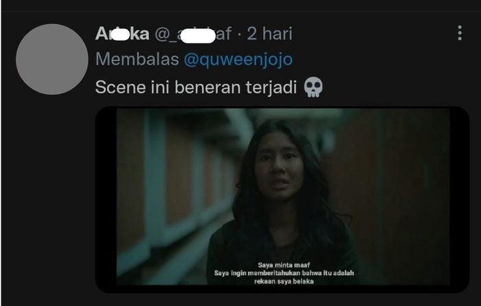 komentar netizen atas kasus Gofar Hilman dan Quweenjojo