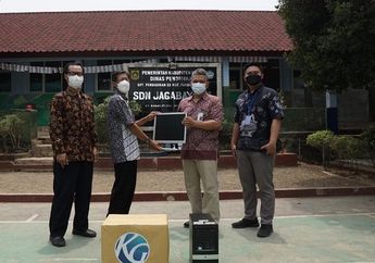 Bantu Akses Pembelajaran Daring di SDN 4 Jagabaya Bogor, Grid Network Kompas Gramedia Donasikan Komputer dan Buku
