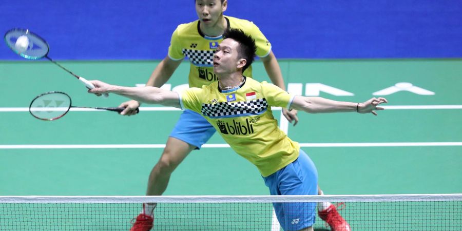 China Open 2019 - Kevin Sanjaya Balas Ulah Wakil Malaysia dengan Elegan