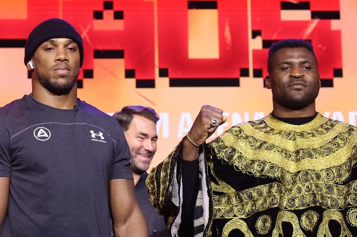 Pelatih Anthony Joshua, Ben Davison membahas calon duel anak didiknya melawan Francis Ngannou.