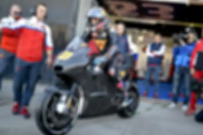 Baru hari pertama kali merasakan motor Ducati, Jack Miller sudah merasa cocok.