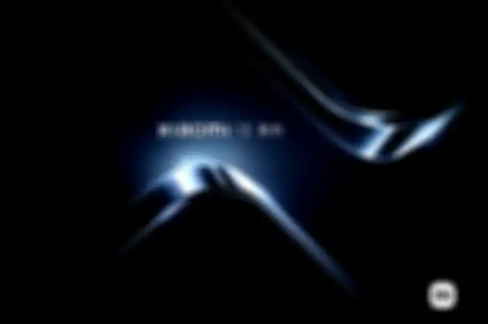 Poster peluncuran Xiaomi 13 di China