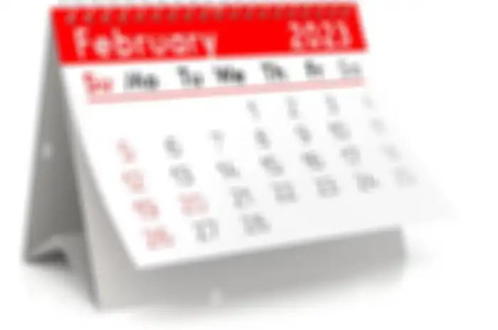 Ilustrasi kalender tahun 2023