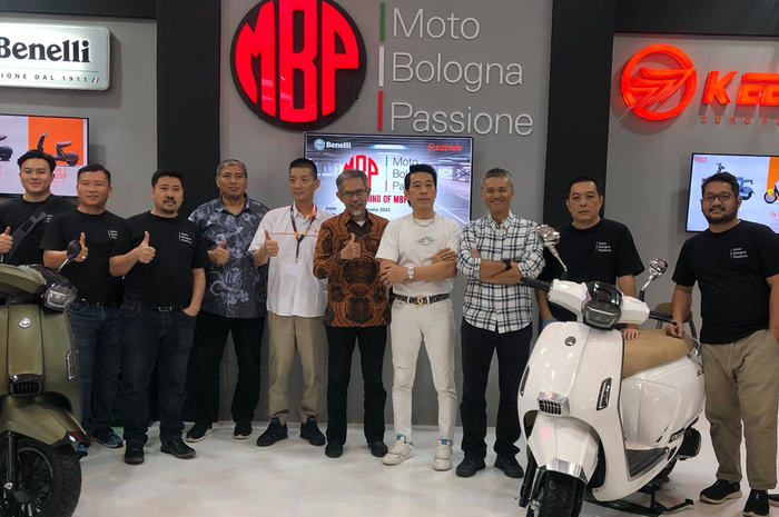 Merek motor Moto Bologna Passione mleuncur di IIMS 2023