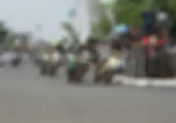 Road race, Jepara. Kavin Stoner Kalahkan Ari Nugroho di Kelas Bebek 4-tak Standar 150 cc
