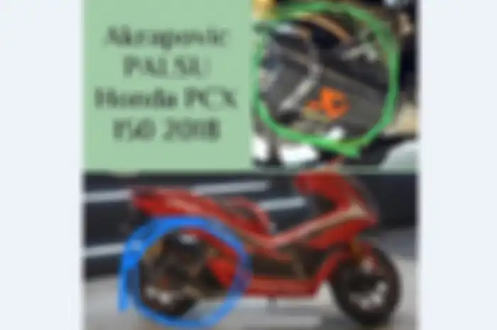 Viral kabar knalpot versi modifikasi All New Honda PCX palsu