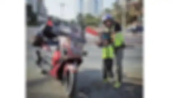 Lilik Gunawan bersama anaknya Balda, turing lintas neraga naik Yamaha NMAX