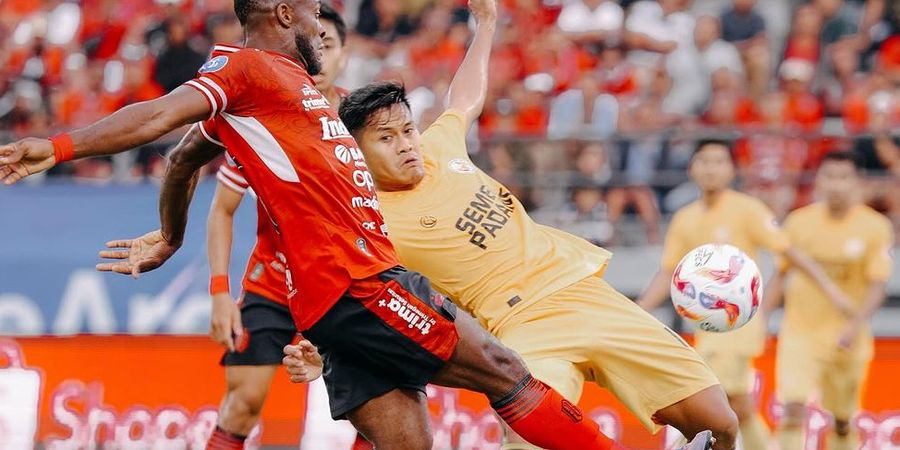 Hasil Liga 1 - Privat Mbarga Bawa Bali United Kalahkan Semen Padang, Puncak Klasemen Dikuasai Tiga Tim