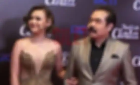 Amanda Manopo gandeng Adam Suseno di perayaan 2 tahun Ikatan Cinta.