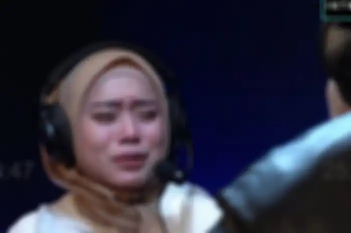 Lesti Kejora menangis saat berbincang soal cinta dengan Gilang Dirga 