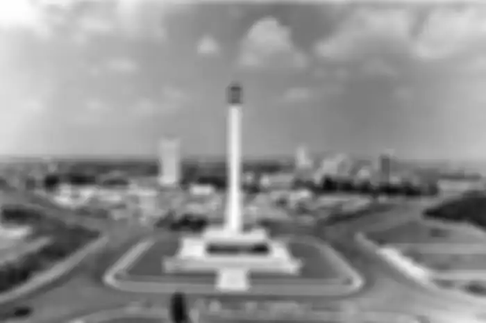 Monas yang mulai didirakan tahun 1961.