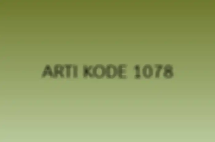 Arti Kode 1078