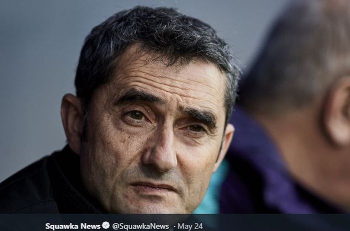 Pelatih FC Barcelona, Ernesto Valverde.