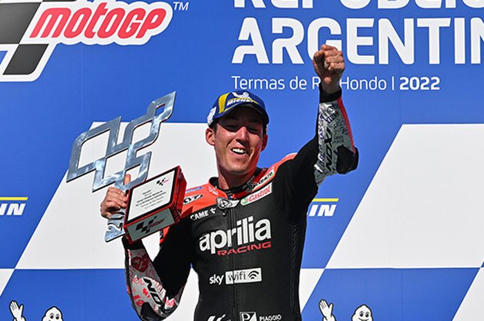 Aleix Espargaro juara di MotoGP Argentina 2022, Aprilia senang sekaligus siap-siap kehilangan hak istimewa alias konsesi