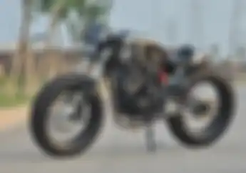 Angker! Tampilan Baru Yamaha Scorpio Usung Konsep Cafe Racer Berkarat