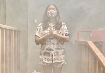 Nirina Zubir Pamer Foto di Tengah Asap Disinfektan Setelah Dinyatakan Negatif Covid-19, Amankah?