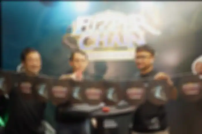 Suasana acara Alpha Launch game Eizpher Chain, Kamis (21/10).
